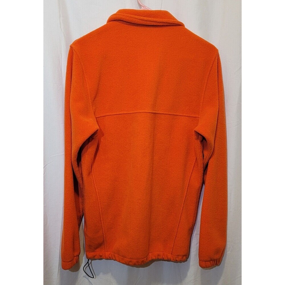 COLUMBIA-CLEMSON TIGERS-Orange Poly Fleece, Full Zip Logo Jacket-(Small) - Picture 6 of 6